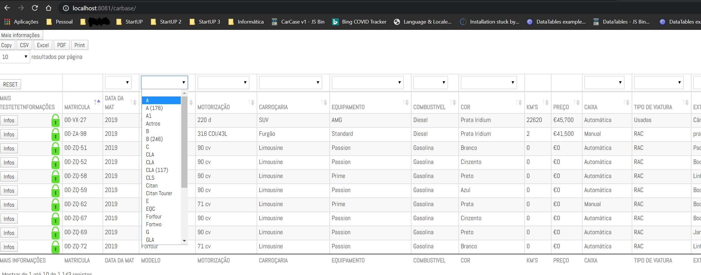 datagrip search for column name