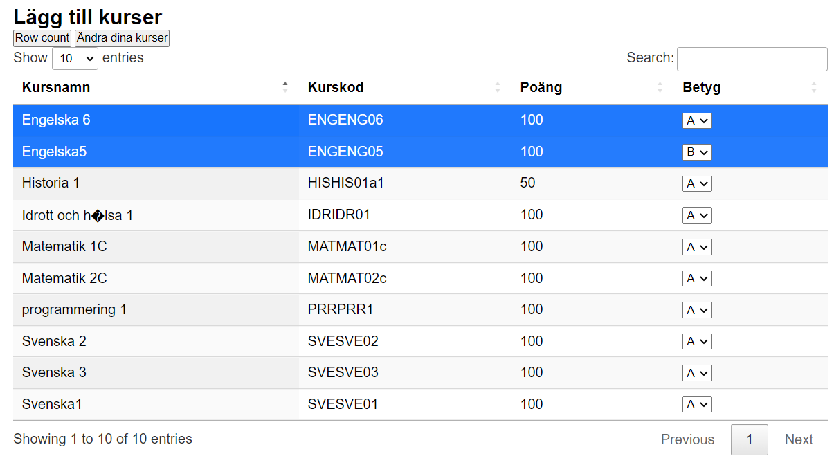 Get data from each row. DataTables forums