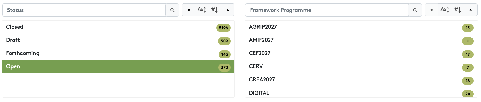 DataTables.net SearchPanes v1.4.0 viewCount working