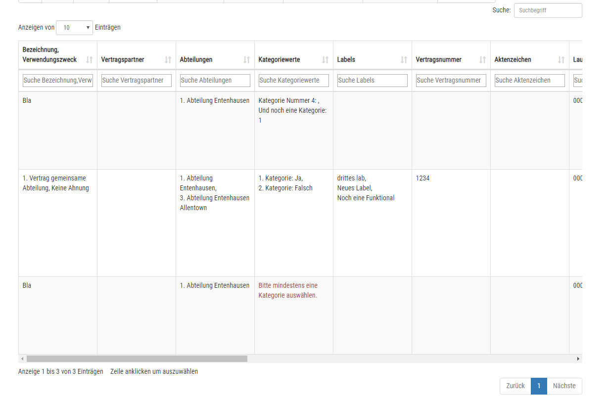 How to make the pagination and table info get a fixed position ...